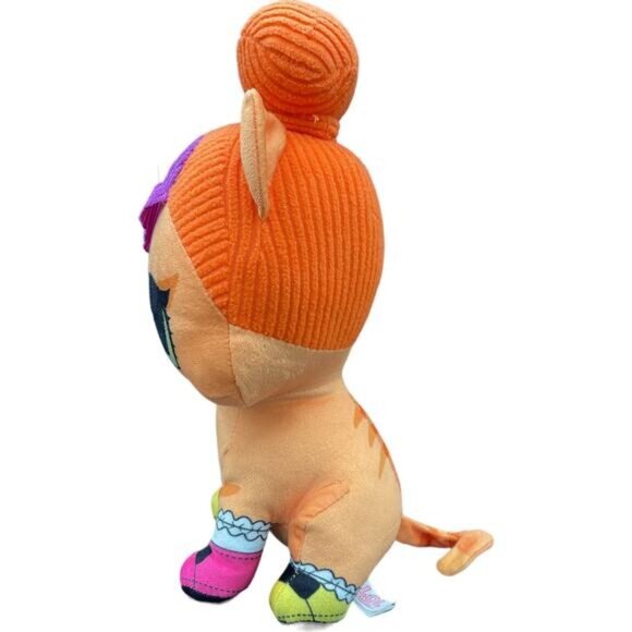 LOL Surprise Pets Neon Kitty Cat Plush Stuffed Animal Toy Orange Toy Factory 12" - Picture 4 of 6